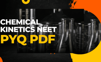 Chemical Kinetics Previous Year Questions Neet PDF