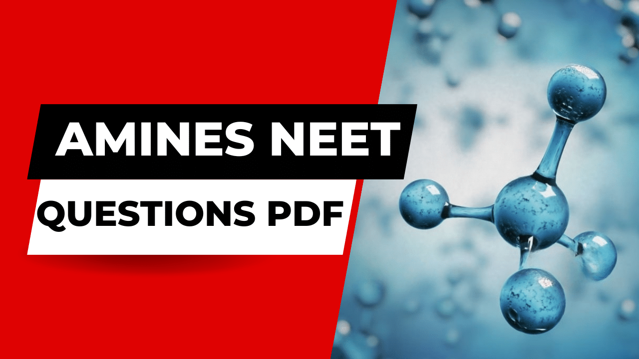 Amines Neet Questions PDF Download